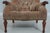Brown Stickley Tufted Upholstered Cherry Leopold Chair For Sale - Image 8 of 18