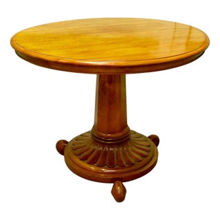 Tilt Top Centre Table in Cherrywood For Sale