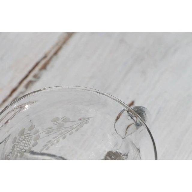 18th Century Antique Hand-Blown Glass Small Cup For Sale - Image 10 of 13