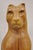 Mid 20th Century Vintage Mid Century Modern Solid Carved Wood Cat Art Sculpture For Sale - Image 4 of 12