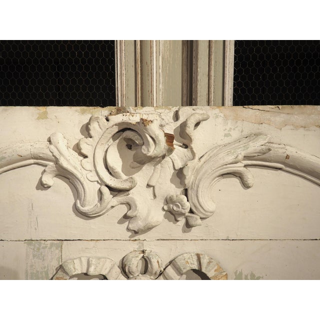 Large Painted Louis XVI Chateau Boiserie Overdoor, Circa 1760 For Sale - Image 9 of 12