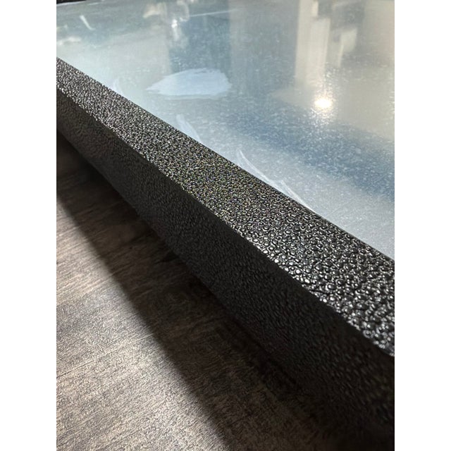 Ceramic Valaria Mirror - Black For Sale - Image 7 of 9