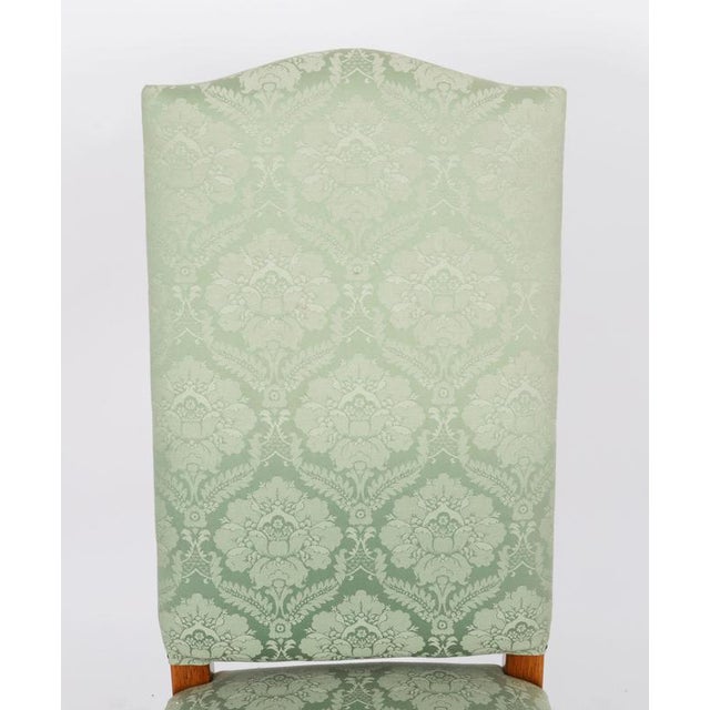 Vintage High Back Dining Chairs in Oak, Set of 8 For Sale - Image 18 of 18