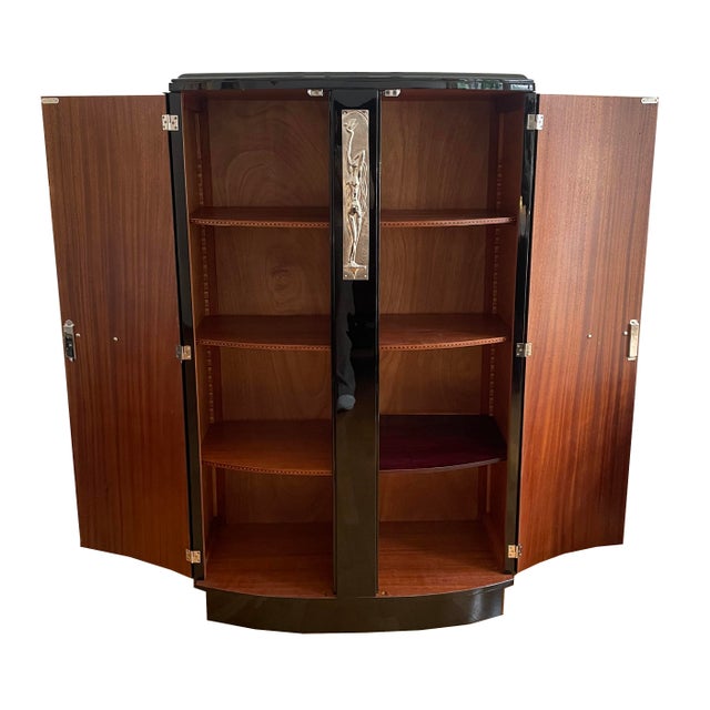 Vintage Art Deco Salon Cabinet, 1930 For Sale - Image 3 of 8