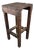 Japanese Wooden Stool, 1930s For Sale