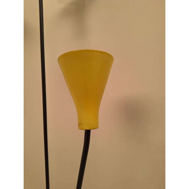 Floor Lamp in Iron and Colored Cones, 1960s For Sale - Image 9 of 10
