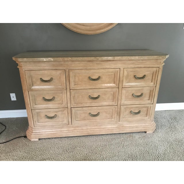 Bernhardt Granite Marble Top Dresser Chairish