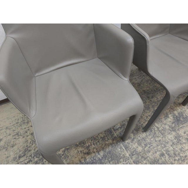 Gio Chairs in Leather by Walter Knoll, Set of 8 For Sale - Image 13 of 18