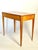 Rare sidetable in mahogany veneer with intarsia decor depicting leaves, by reowned designer Carl Malmsten, Sweden circa...