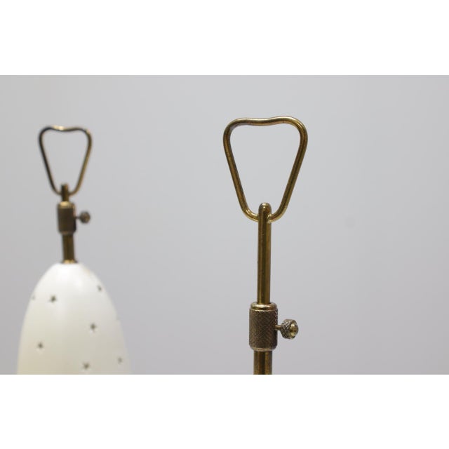 Metal Table Lamps by Angelo Lelii for Arredoluce, 1958, Set of 2 For Sale - Image 7 of 16