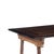 Furniture - Indo-Portuguese camp table - 17th century. from the 17th century; made of teak wood with ebony inlays. Lyre-...