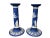 Ceramic Antique Wedgwood Jasperware Candle Holders- a Pair For Sale - Image 7 of 7