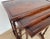 Vintage Nesting Tables in Mahogany, 1950, Set of 3 For Sale - Image 9 of 18