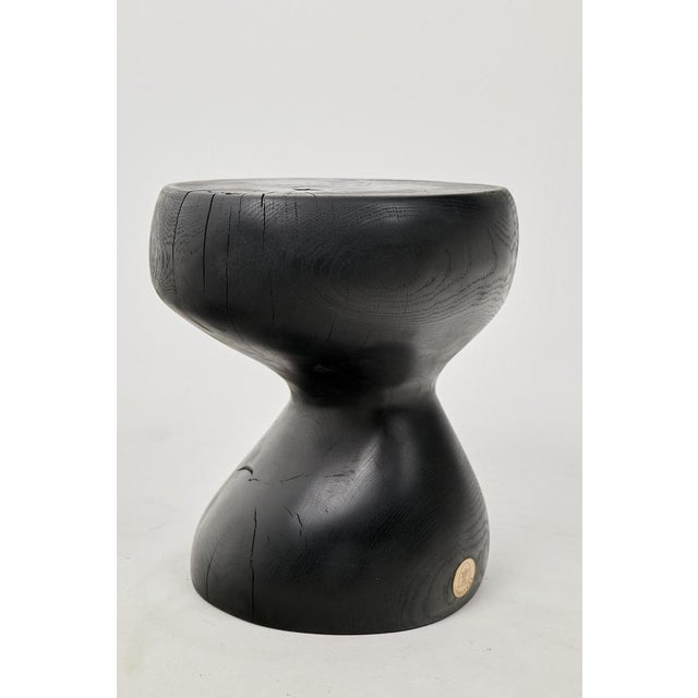 Rustic Sculptural Side Table by Logniture For Sale - Image 6 of 13