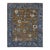 Oushak Handmade Wool Rug in Olive Brown and Blue For Sale