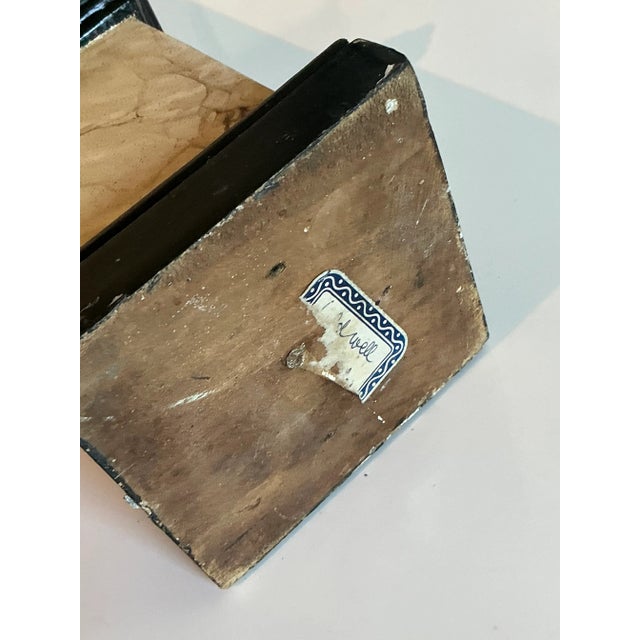 Wood Vintage Italian Hand Painted Wood Obelisks - A Pair For Sale - Image 7 of 7