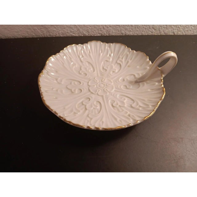 1970s Vintage Lenox Usa Fine Porcelain Nappy Dish For Sale - Image 5 of 6