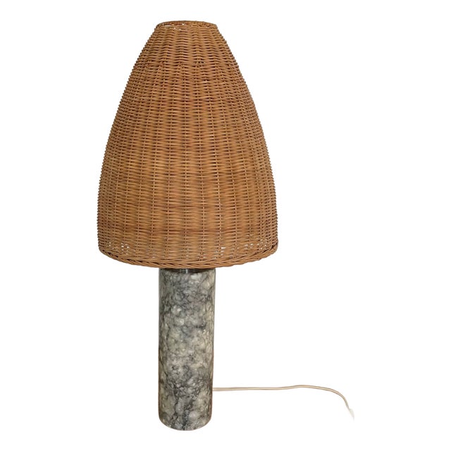 Vintage Italian Desk Lamp with Albast Base, 1970s For Sale