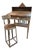 Vintage Mid-20th Century Industrial Steel Shop Desk & Matching Stool For Sale