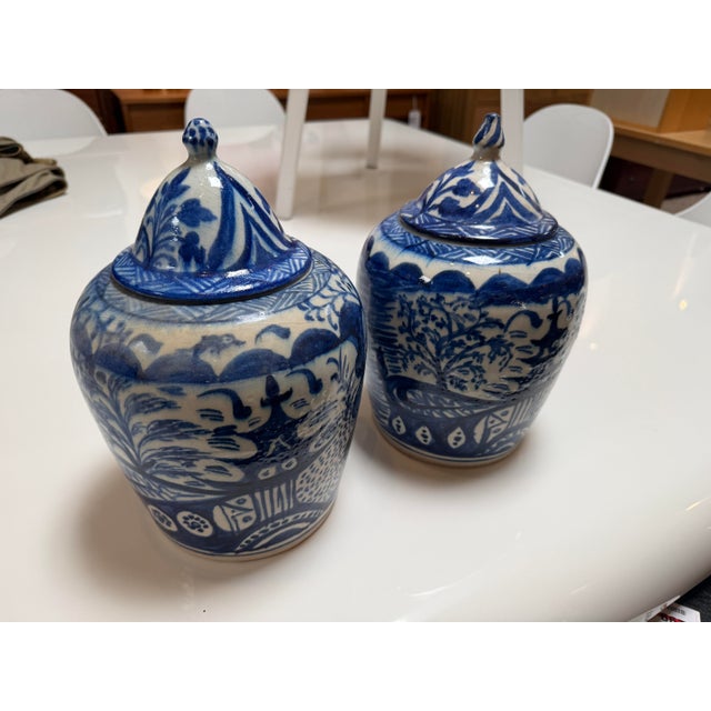 Design Plus Gallery presents a Pair of Chinoiserie Ginger Jars. The duo are striking with their larger size, detailed...