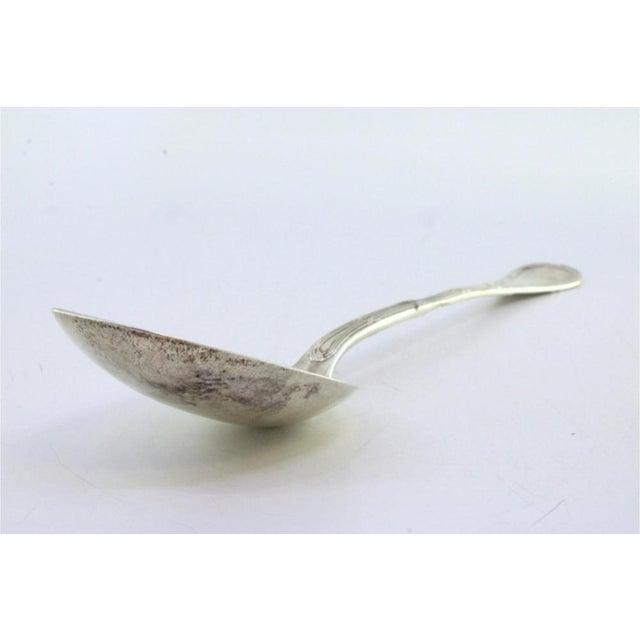 Silver Rice and Serving Spoon Grooves For Sale - Image 5 of 7