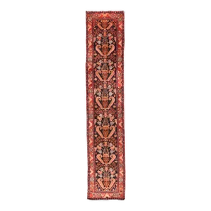 Vintage Hamedan Runner 3'6'' x 17'8''
