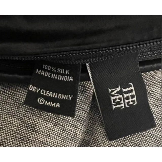 Silk Kashmir Floral Textile Pillows by the Met Museum- a Pair For Sale In Dallas - Image 6 of 6