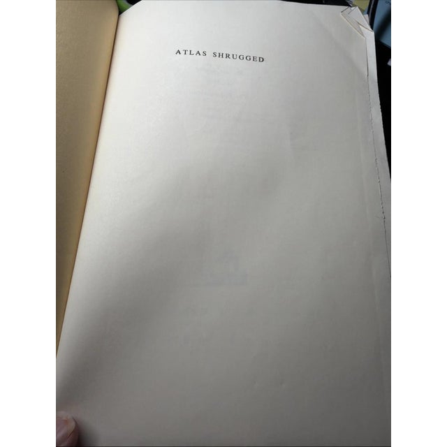 ATLAS SHRUGGED By Ayn Rand, First Edition 1957, Second Printing For Sale - Image 4 of 6