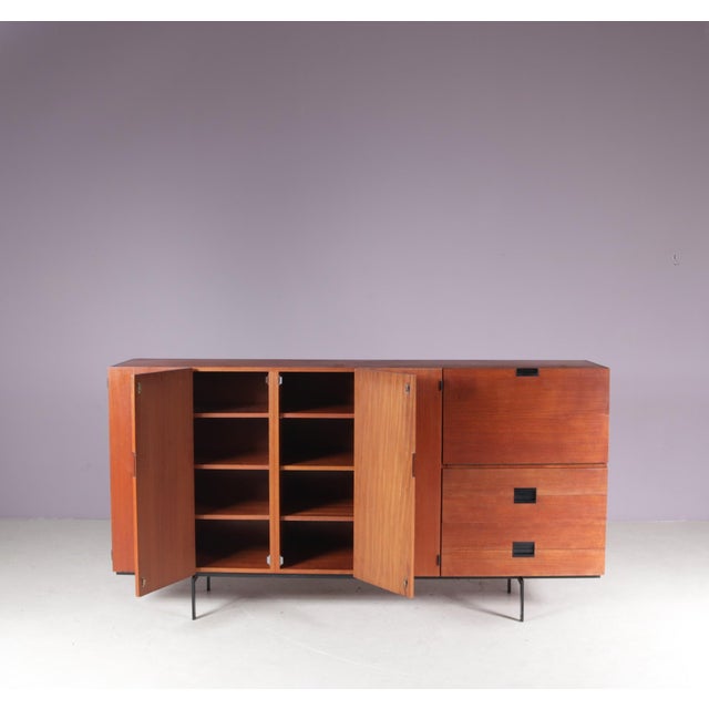 Pastoe Japanese Series Model CU08 Cabinet by Cees Braakman for Pastoe, Netherlands, 1950s For Sale - Image 4 of 12