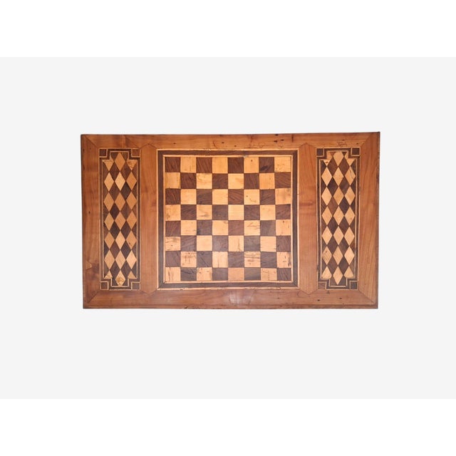 Louis Xvi, French Provincial Games Table, Parquetry, Fruitwood, France, 1800s For Sale - Image 18 of 18