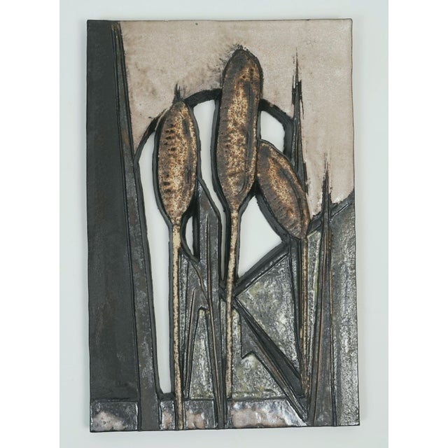 Vintage Wall Tiles from Ruscha-Keramik, W. Germany, 1970s, Set of 2 For Sale - Image 13 of 16
