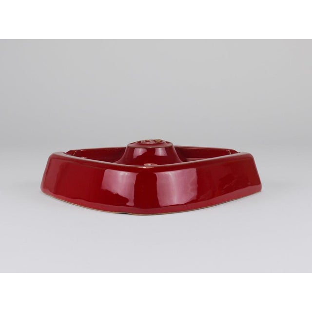 Red Ceramic Ashtray by Alfa Romeo, Italy, 1970s For Sale - Image 14 of 17
