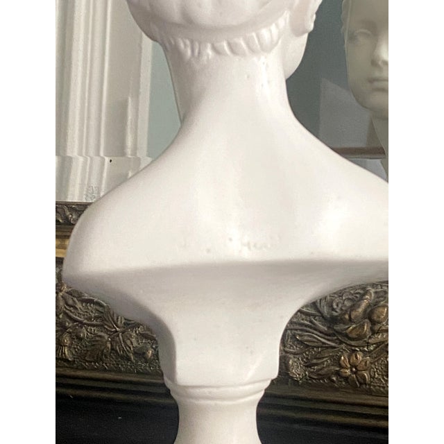 Ivory After Houdon, Statues of Children Alexandre and Louise Brongniart, 1890s-1900s, Resin For Sale - Image 8 of 13