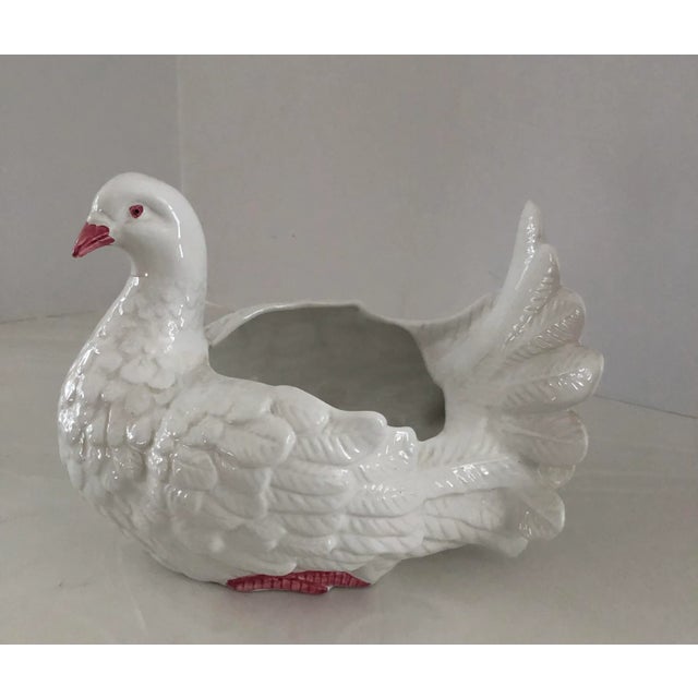 1960’s Italian White Hen Planter For Sale - Image 9 of 9