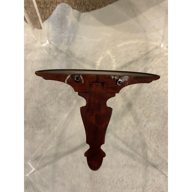 Antique Neoclassical Carved Mahogany Wall Shelves - A Pair For Sale - Image 10 of 11