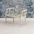Italian Art Deco Settee Bench in Original Paint, Circa 1920 For Sale - Image 4 of 13