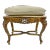 Antique French Caned & Carved Gilt Bench For Sale