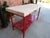 Farmhouse Vintage Butchers Block Table Kitchen Island 1950s For Sale - Image 3 of 9