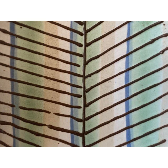 Mid-Century Modern 1940s Lee Rosen for Design-Technics Pottery Plate For Sale - Image 3 of 8