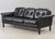 Vintage Danish Mid-Century Black Buttoned Leather 3-Seater Sofa 1975 A beautiful Danish-made sofa upholstered in soft,...