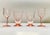 Vintage Pink Glassware Set- 2 Wine Glasses & 2 Footed Tumblers For Sale - Image 11 of 12