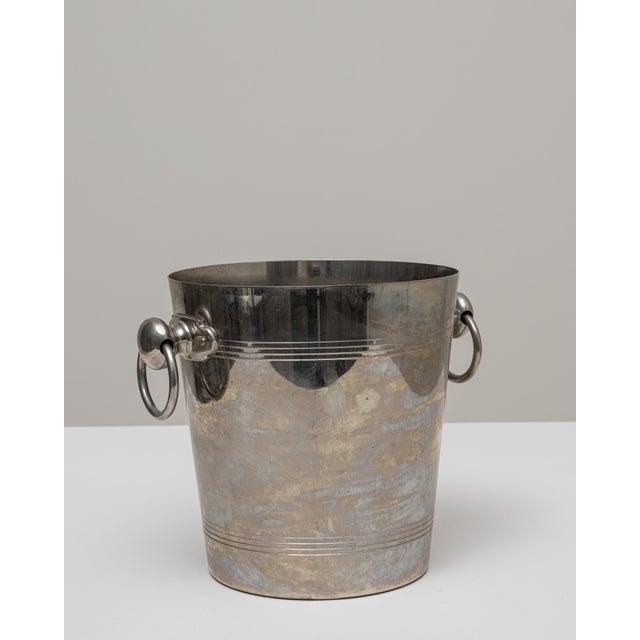 20th Century French Silver Plated Champagne Bucket For Sale In Greensboro - Image 6 of 18