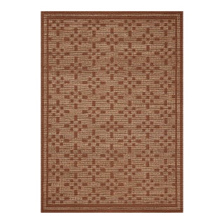 Chris Loves Julia x Loloi Judy Natural / Spice 3'-6" x 5'-6" Accent Rug For Sale