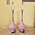 Pair of Vintage Pink Ceramic Table Lamps in Mid-Century Modern Atomic Style -After Gordon Martz For Sale In Washington DC - Image 6 of 18