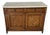 Birdseye Maple Faux Bamboo Marble Top Cabinet For Sale