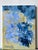 Abstract Original-Jardin d'Hiver-Cloud Dahlias in Blue-Shizico Yi-British Awarded Artist-Impasto on Canvas For Sale - Image 3 of 17