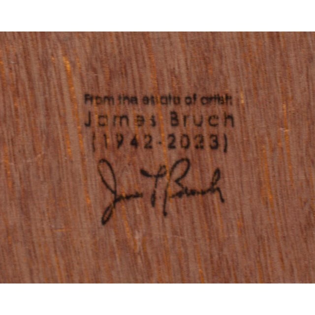 Contemporary Abstract Oil on Canvas Painting by James L. Bruch For Sale - Image 3 of 10