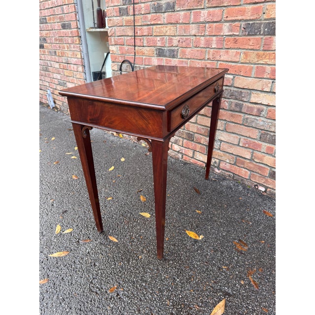19th Century 19th Century English One Drawer Side Table For Sale - Image 5 of 7