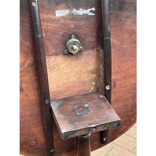 Georgian Mahogany Tilt-Top Wine Table For Sale - Image 10 of 11