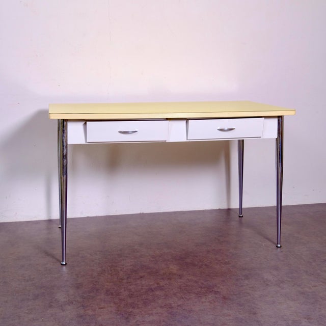 Vintage Formica Dining Table, 1960s For Sale - Image 11 of 18